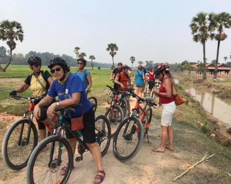South Countryside of Siem Reap Tonle Sap Lake Floating Village Bike Tour Option 5